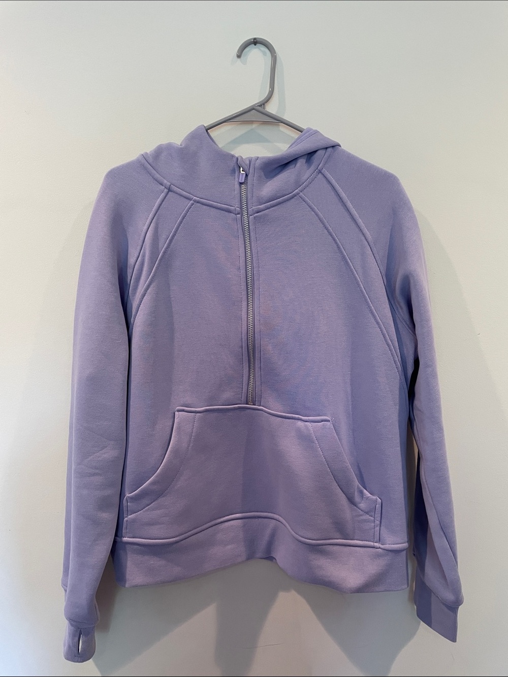 Light Purple Women’s Half-Zip Hoodie